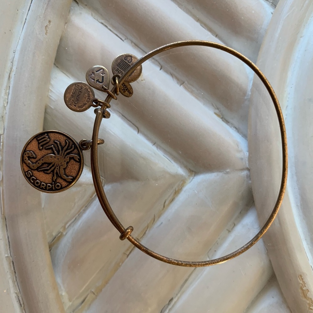 Gold Scorpio Alex & Ani Bracelet